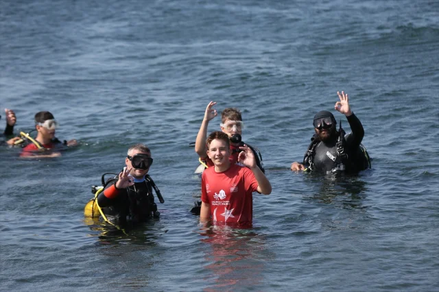 Çanakkale Boğazı'nda Çocuklar Unutulmaz Dalış Deneyimi Yaşad...