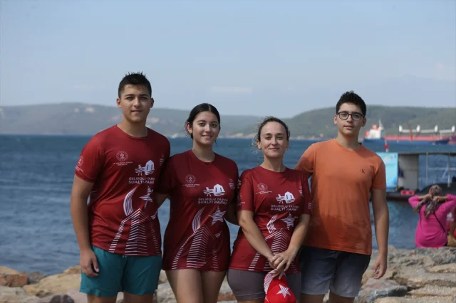 Çanakkale Boğazı'nda Çocuklar Unutulmaz Dalış Deneyimi Yaşadı