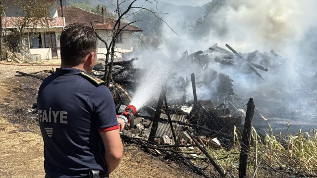 Karabük'te Korkutan Yangın