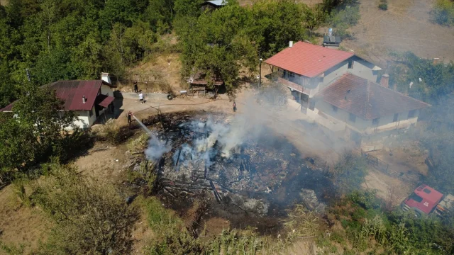 Karabük'te Korkutan Yangın