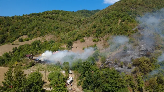 Karabük'te Korkutan Yangın