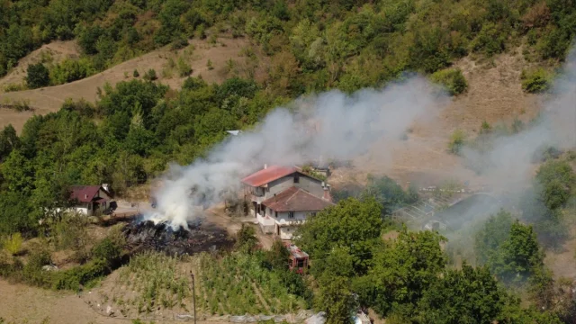 Karabük'te Korkutan Yangın