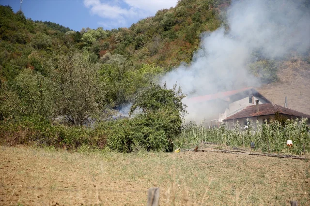 Karabük'te Korkutan Yangın
