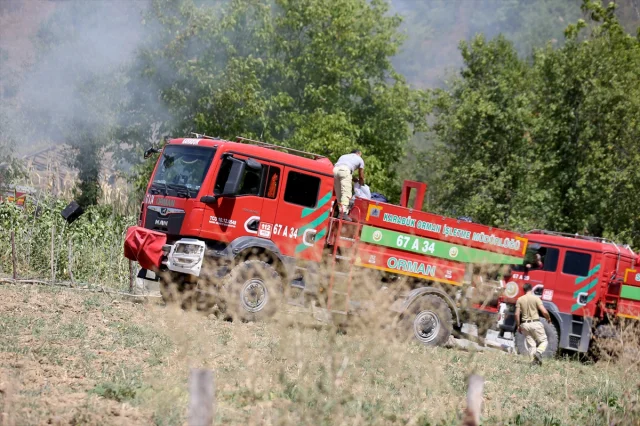 Karabük'te Korkutan Yangın