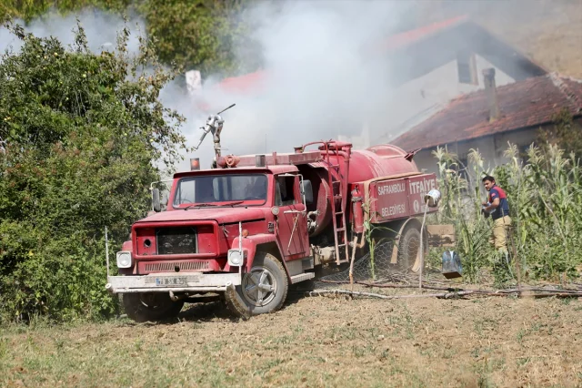 Karabük'te Korkutan Yangın