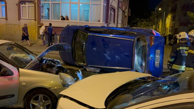 Tekirdağ'daki Zincirleme Kaza Panik Yarattı