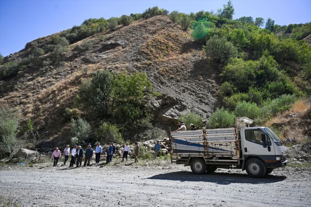 Van'da Korkunç Olay: 334 Küçükbaş Hayvan Kayalıklardan Düşerek Telef Oldu