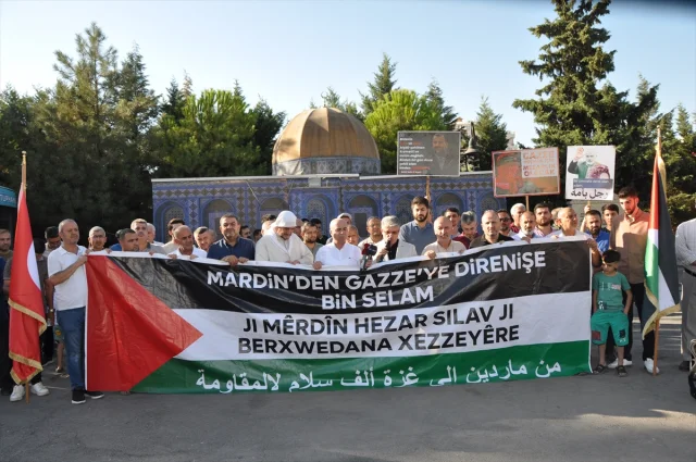 Mardin'deki Filistin Dayanışması Dünyada Yankı Buluyor