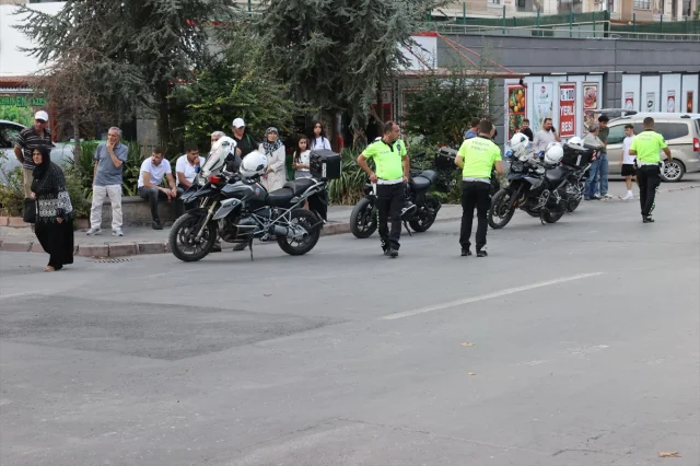 Kayseri'de Motosiklet Kazası Şoku