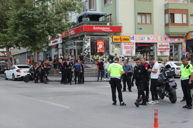 Kayseri'de Motosiklet Kazası Şoku