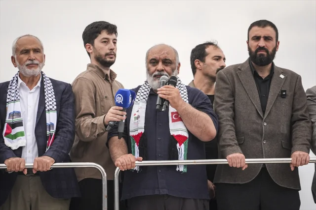 İstanbul'da Filistin İçin Büyük Destek Yürüyüşü