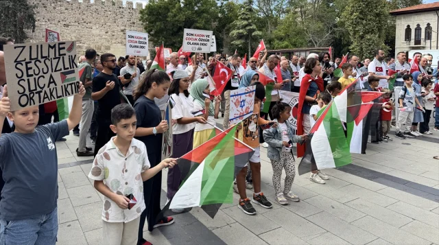Sinop ve Tokat'tan Filistin'e Güçlü Destek
