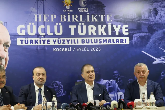 Ömer Çelik'ten Kocaeli'de Flaş Açıklamalar