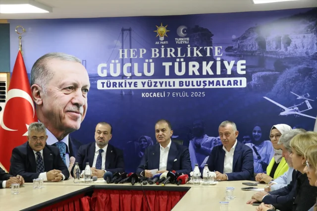Ömer Çelik'ten Kocaeli'de Flaş Açıklamalar