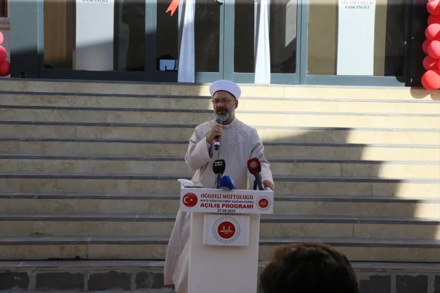 Diyanet İşleri Başkanı Ali Erbaş Gaziantep'te Çarpıcı Açılış Konuşması Yaptı