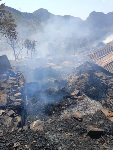 Şırnak'ta Yangın Paniği: Ahır ve Samanlık Alevlere Teslim Ol...