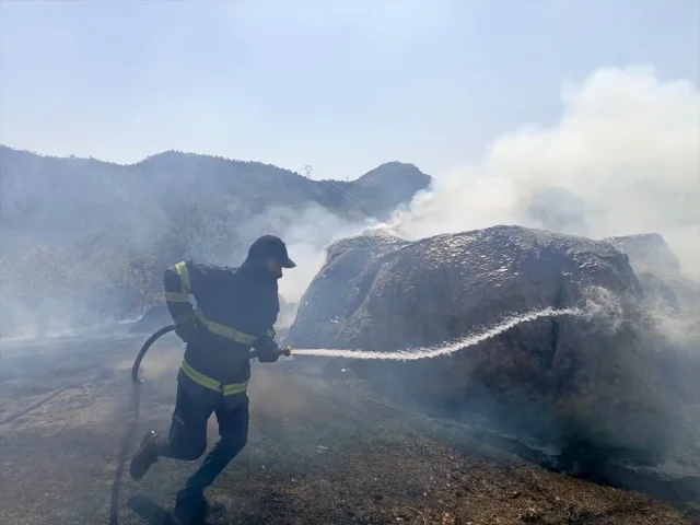 Şırnak'ta Yangın Paniği: Ahır ve Samanlık Alevlere Teslim Oldu