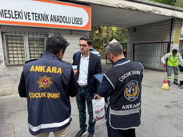 Ankara'nın Okul Çevrelerinde Şaşırtıcı Denetim