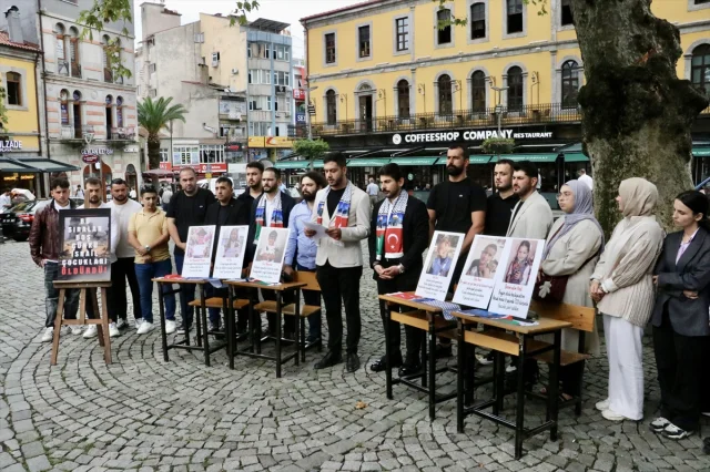 Trabzon'dan Gazze'ye: Boş Sıralar Etkinliğiyle Duygu Dolu Anlar