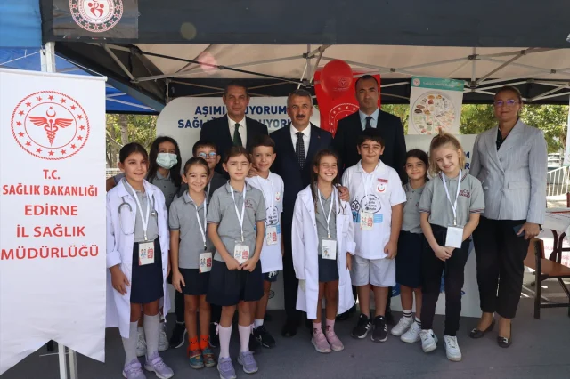 Edirne'de Minik Kahramanlar İlk Yardım Becerileriyle Göz Dolduruyor