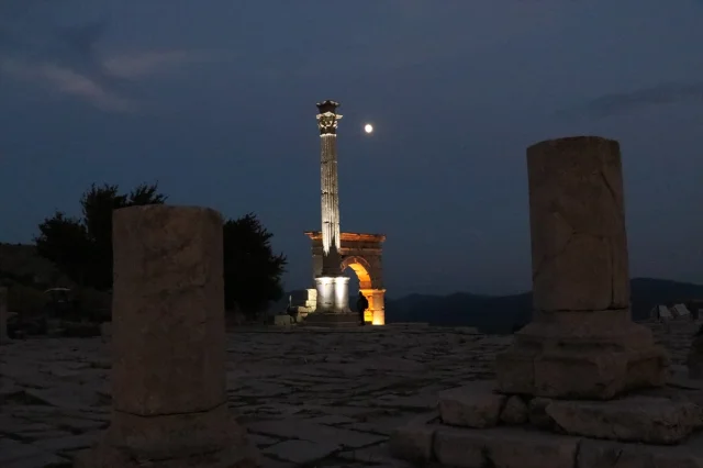 Sagalassos Antik Kenti Gece Ziyaretçilerini Büyülemeye Hazır...