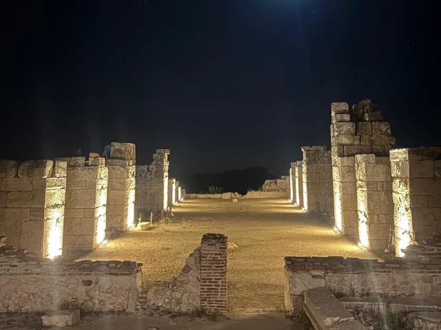 Sagalassos Antik Kenti Gece Ziyaretçilerini Büyülemeye Hazırlanıyor