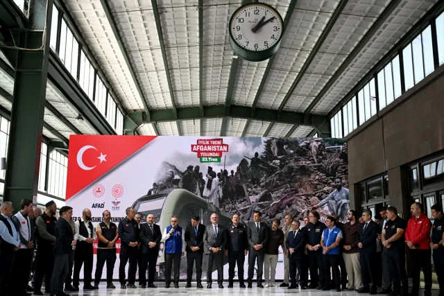 Türkiye'den Afganistan'a İyilik Jesti: Tren Dolusu Yardım Yola Çıktı