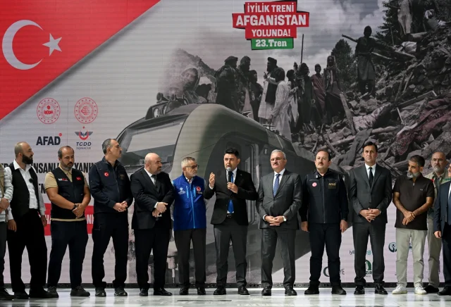 Türkiye'den Afganistan'a İyilik Jesti: Tren Dolusu Yardım Yola Çıktı