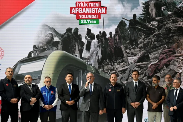Türkiye'den Afganistan'a İyilik Jesti: Tren Dolusu Yardım Yola Çıktı