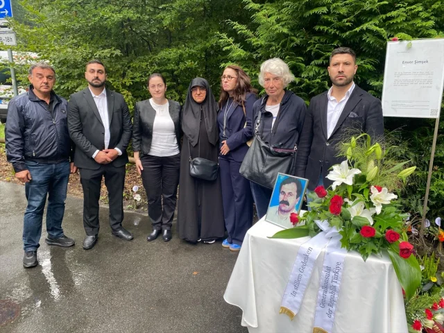 Almanya'da Enver Şimşek İçin Yürek Burkan Anma Töreni