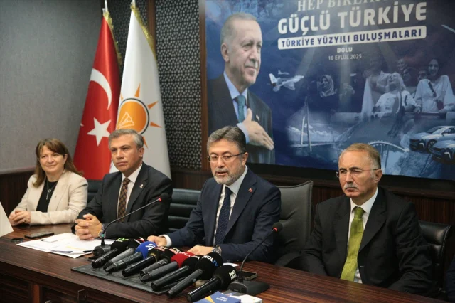 Bolu'da Bakan Yumaklı'dan Türkiye Yüzyılı Vurgusu