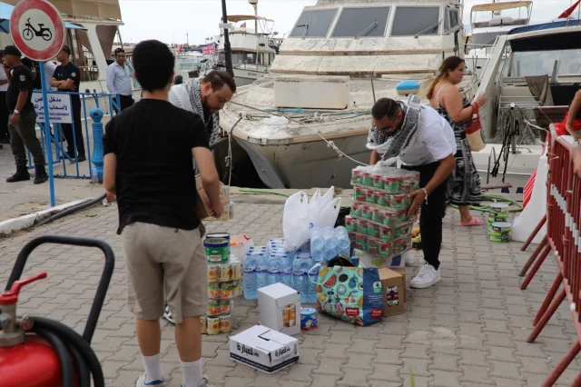 Olay Yaratan İnsani Yardım Filosu Gazze İçin Hazırlanıyor