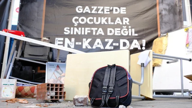 Bursa'da Gazze'ye Destek İçin Etkileyici Bir Proje Hayata Ge...