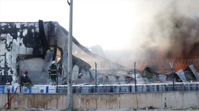 Kocaeli'nde Korkutan Yangın Panik Yarattı