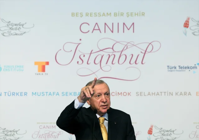 Cumhurbaşkanı Erdoğan İstanbul Sergisinde Sanatın Gücünü Anlattı