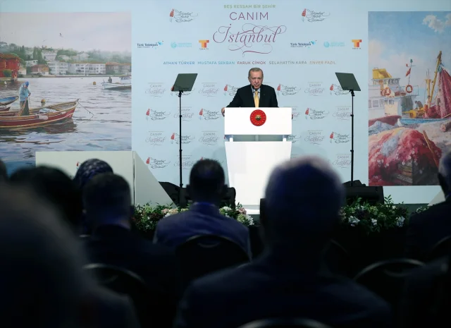Cumhurbaşkanı Erdoğan İstanbul Sergisinde Sanatın Gücünü Anlattı