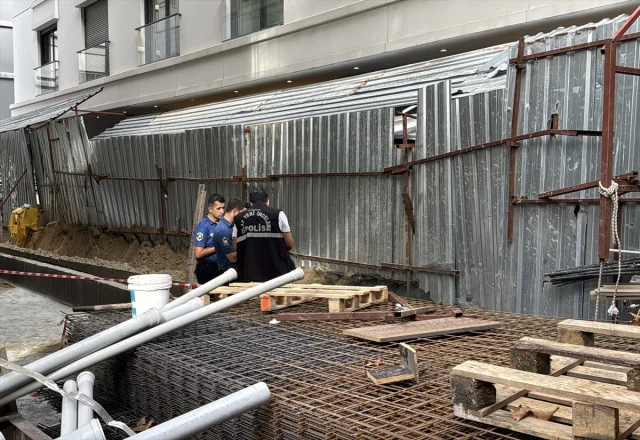 Kadıköy'deki Şantiyede Kaza Dramatik Anlara Sahne Oldu