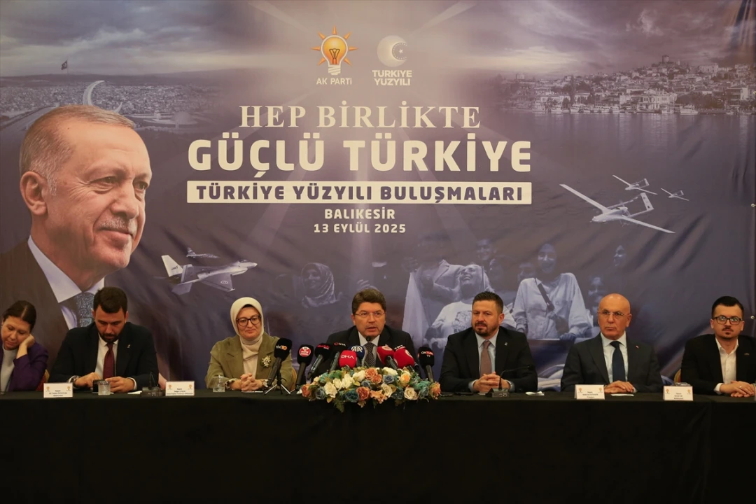 Adalet Bakanı Tunç Balıkesir'de: "Türkiye Yüzyılı Vizyonu ile Terörsüz Bir Gelecek Hedefliyoruz"