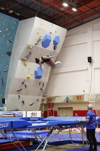 Samsun'da Trampolin Cimnastik Şampiyonası Nefes Kesti