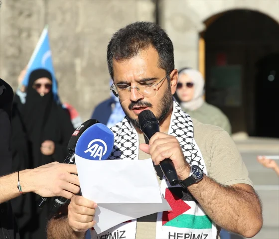 Erzurum'da Sağlık Çalışanlarından Gazze İçin 96 Hafta Süren Destansı Yürüyüş