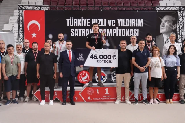 Türkiye Hızlı Satranç Şampiyonası Hatay'da Büyük Coşkuyla Tamamlandı