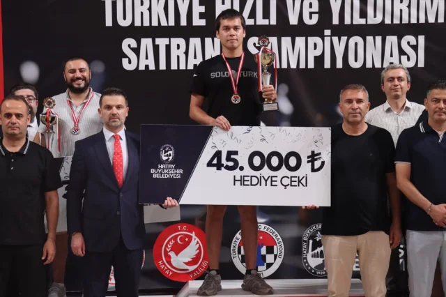 Türkiye Hızlı Satranç Şampiyonası Hatay'da Büyük Coşkuyla Tamamlandı