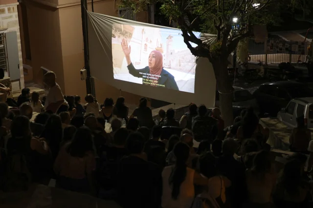 Siros Adası'nda Filistin Direnişi Belgeseline Büyük İlgi