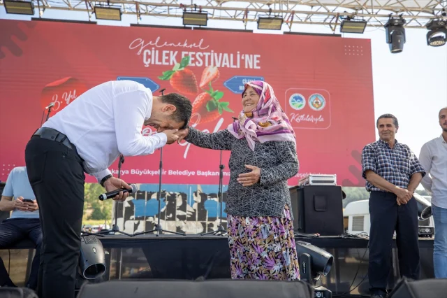 Sakarya'da Çilek Festivali Coşku Dolu Anlara Sahne Oldu