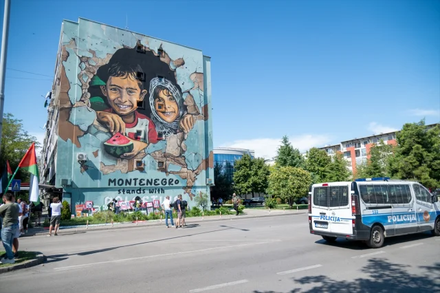 Karadağ'da İsrail Protestosu Savaş Alanına Döndü