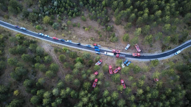 Karabük'te Orman Yangını Neyse ki Kontrol Altında