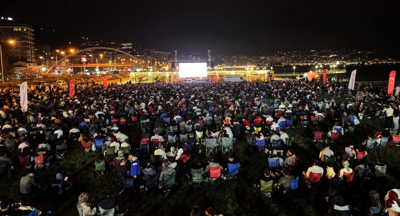 EuroBasket 2025 finali Rize'de coşkuyla izlendi