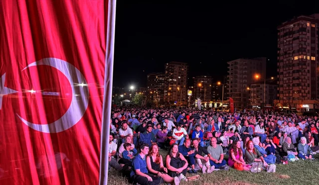 EuroBasket 2025 finali Rize'de coşkuyla izlendi