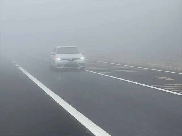 Bolu Dağı'nda Sürüş Riskleri Artıyor Sisin Etkisi Büyüyor