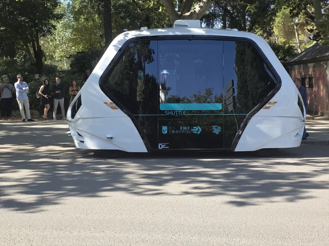 Madrid'de Devrim Yaratan Deneme Sürücüsüz Elektrikli Otobüs Yollarda